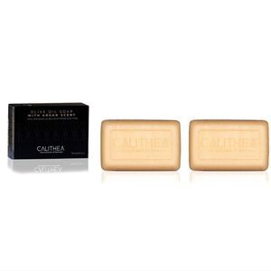 CALITHEA SKINCARE 3.5OZ Olive Oil Soap With Argan: 100% Natural 2 Pack